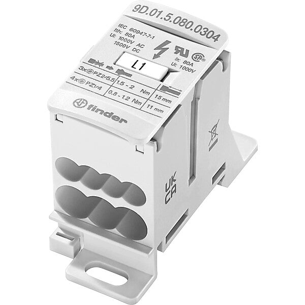 Finder Energie-Verteilerblock 80 A 9D.01.5.080.0304